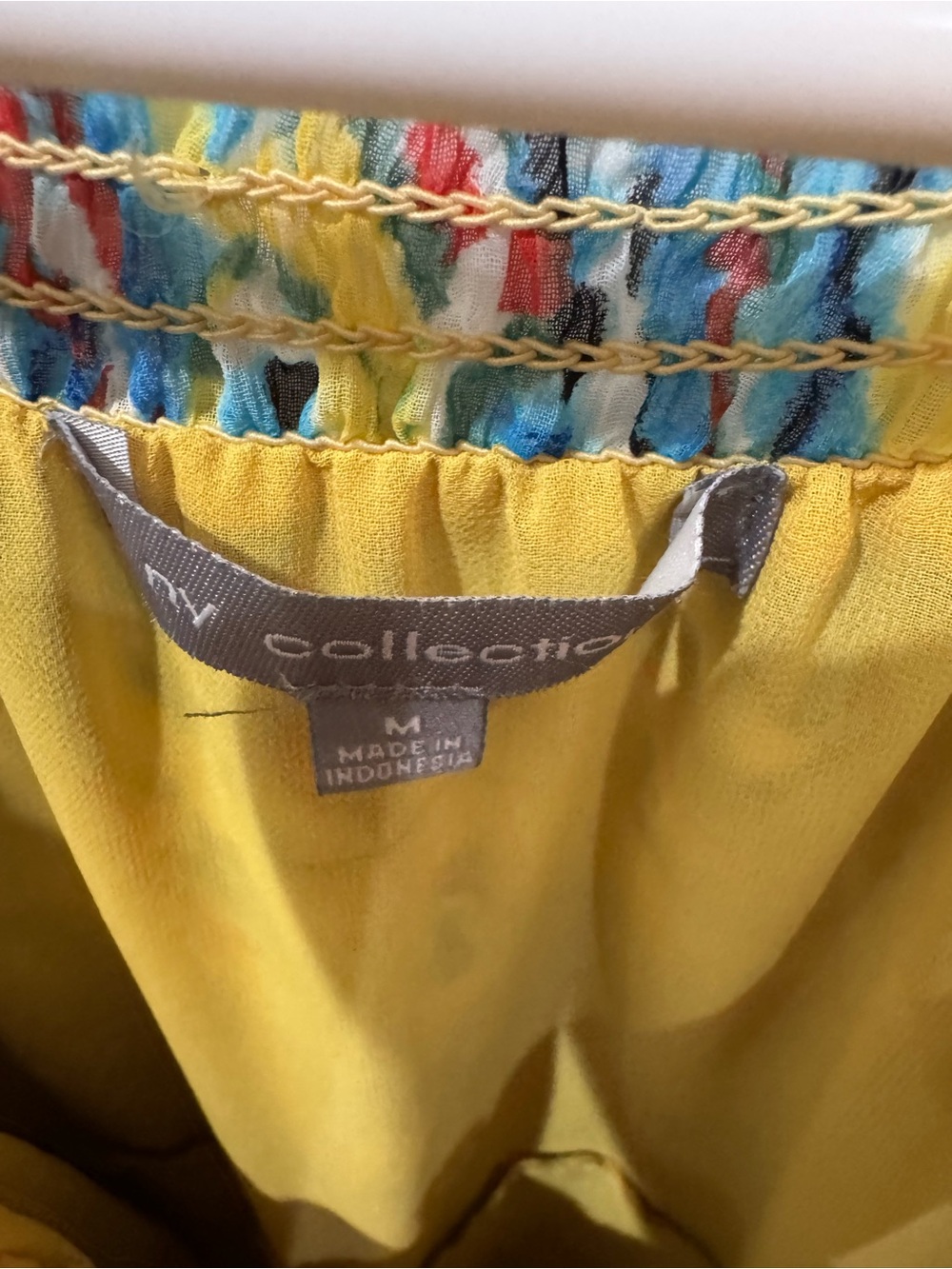 My Collection Boho Colorful Ruffled Top - Picture 5 of 6